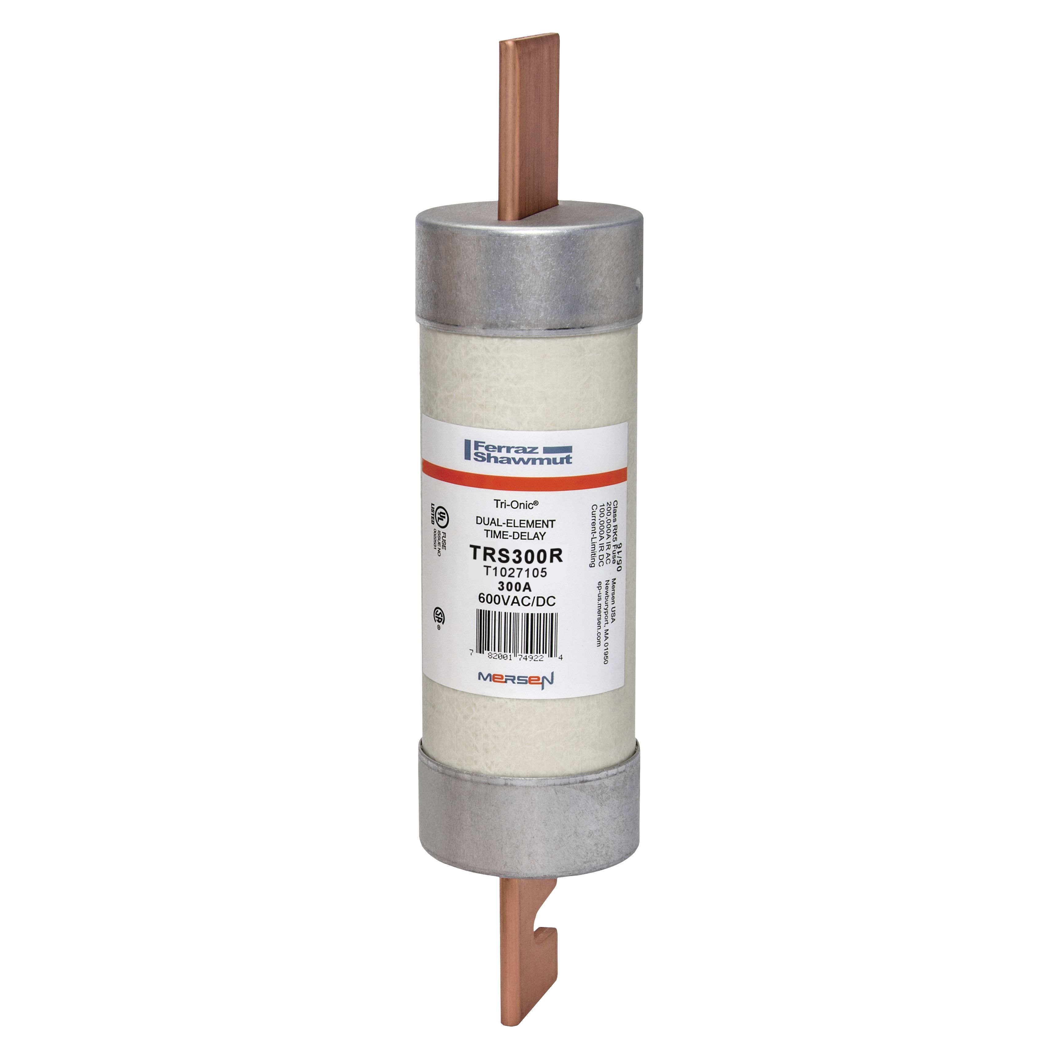 TRS300R - Fuse Tri-Onic® 600V 300A Time-Delay Class RK5 TRS Series